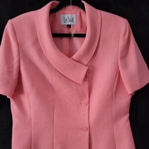 Pink suit top